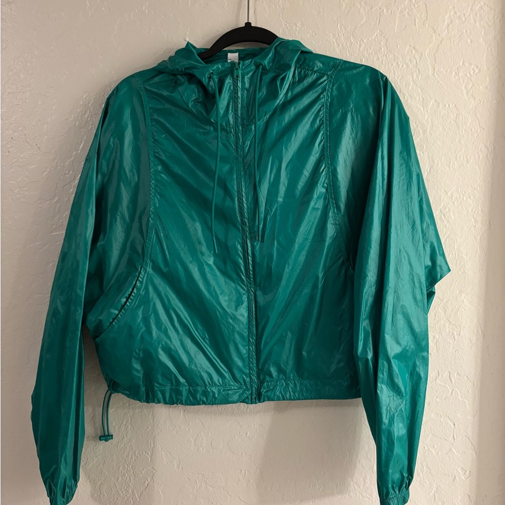 Teal Women's Windbreaker Jacket